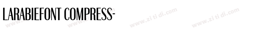 Larabiefont Compress字体转换
